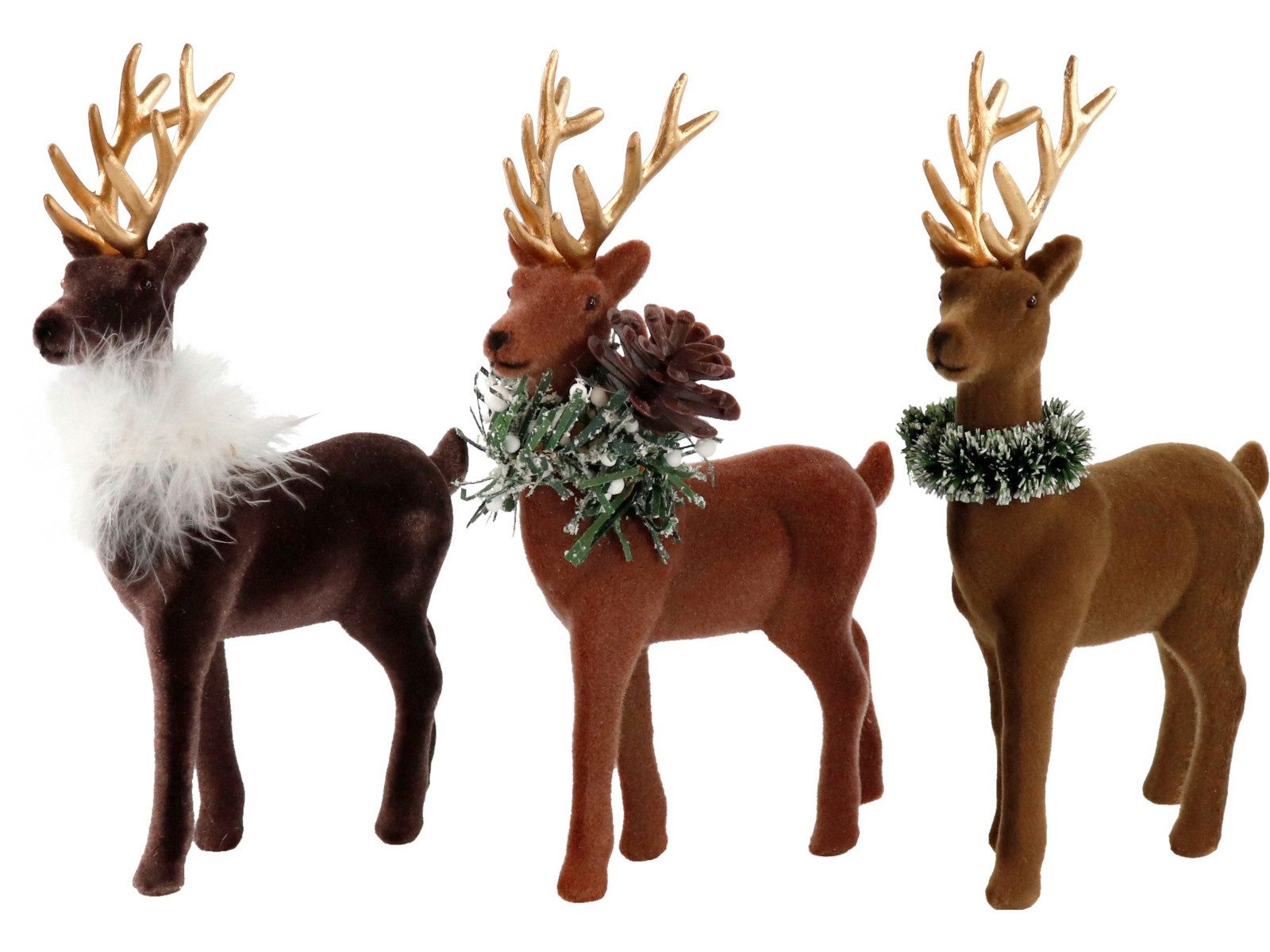 Hoff Dekofigur Ginger mehrf. Hirsch sortiert 18cm (1 Stück) günstig online kaufen