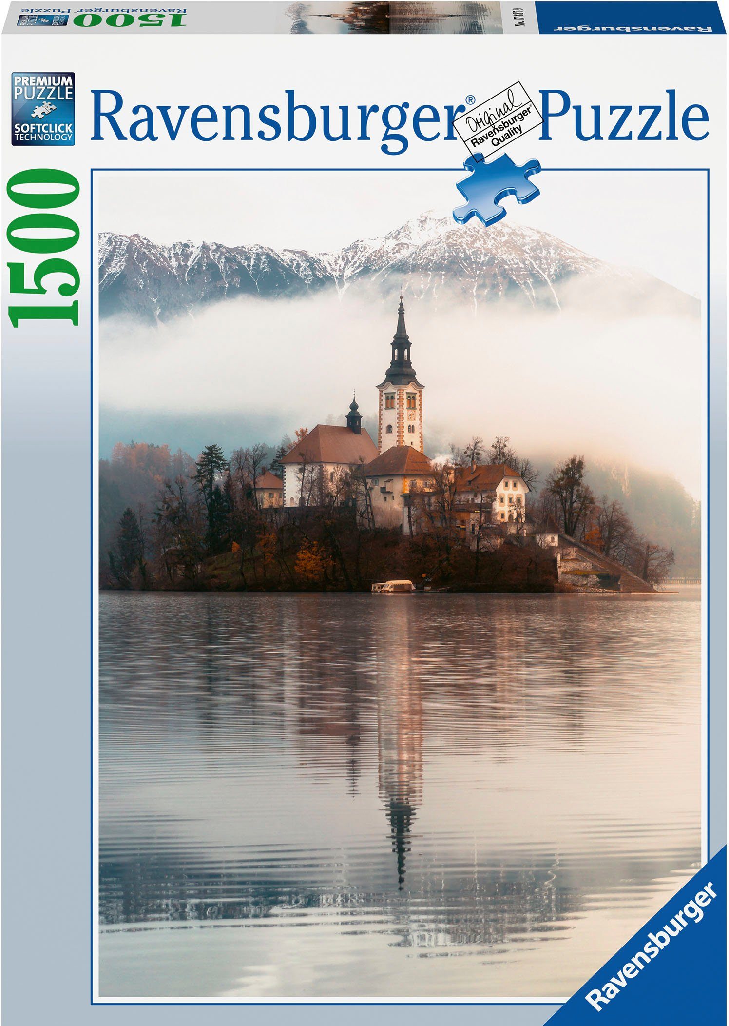 Ravensburger Puzzle Die Insel der Wünsche, Bled, Slowenien, 1500 Puzzleteile, Made in Germany; FSC® - schützt Wald - weltweit