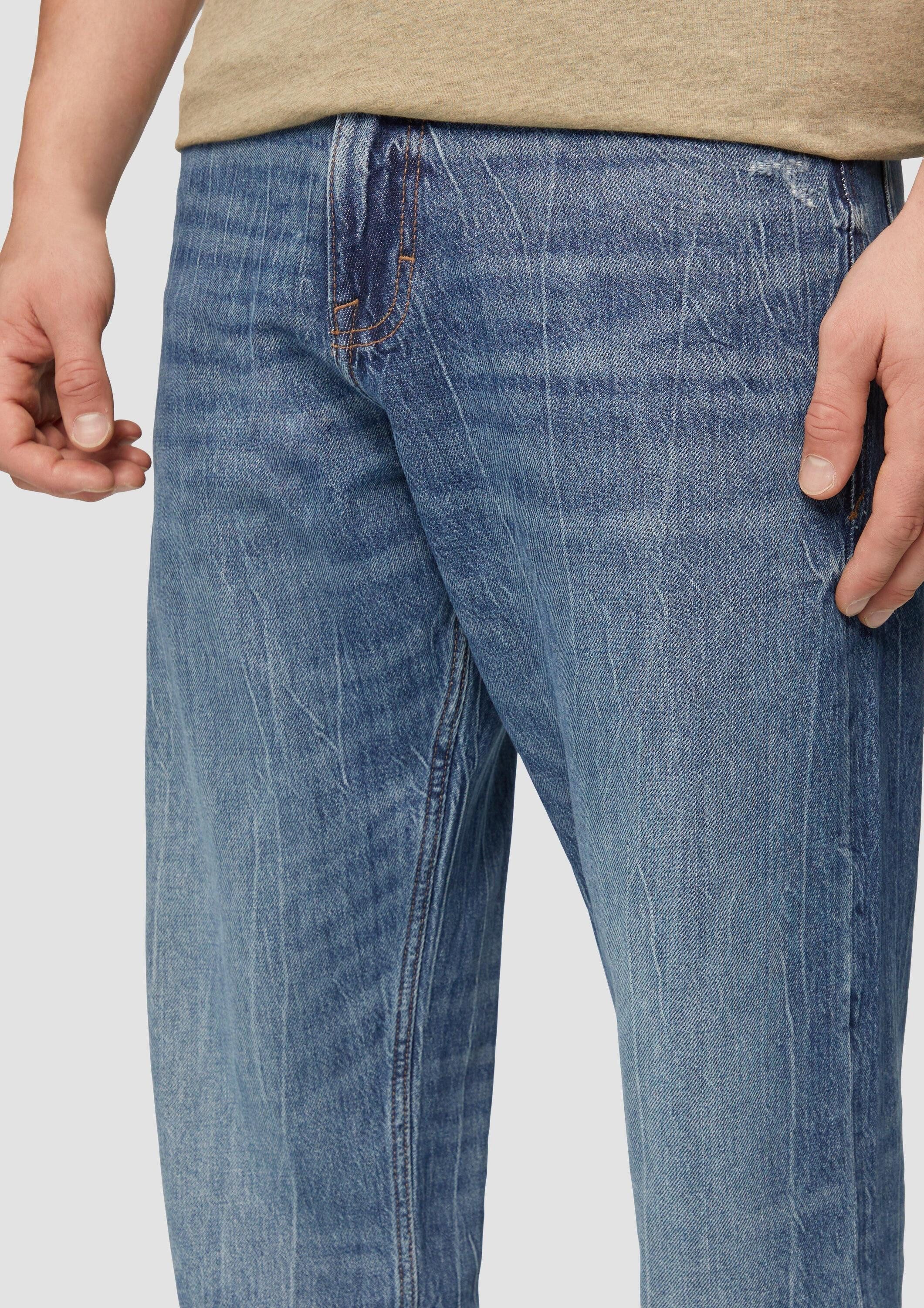 QS Regular-fit-Jeans Jeans-Hose PETE Jeans Pete / Regular Fit / Mid Rise / Straight Leg