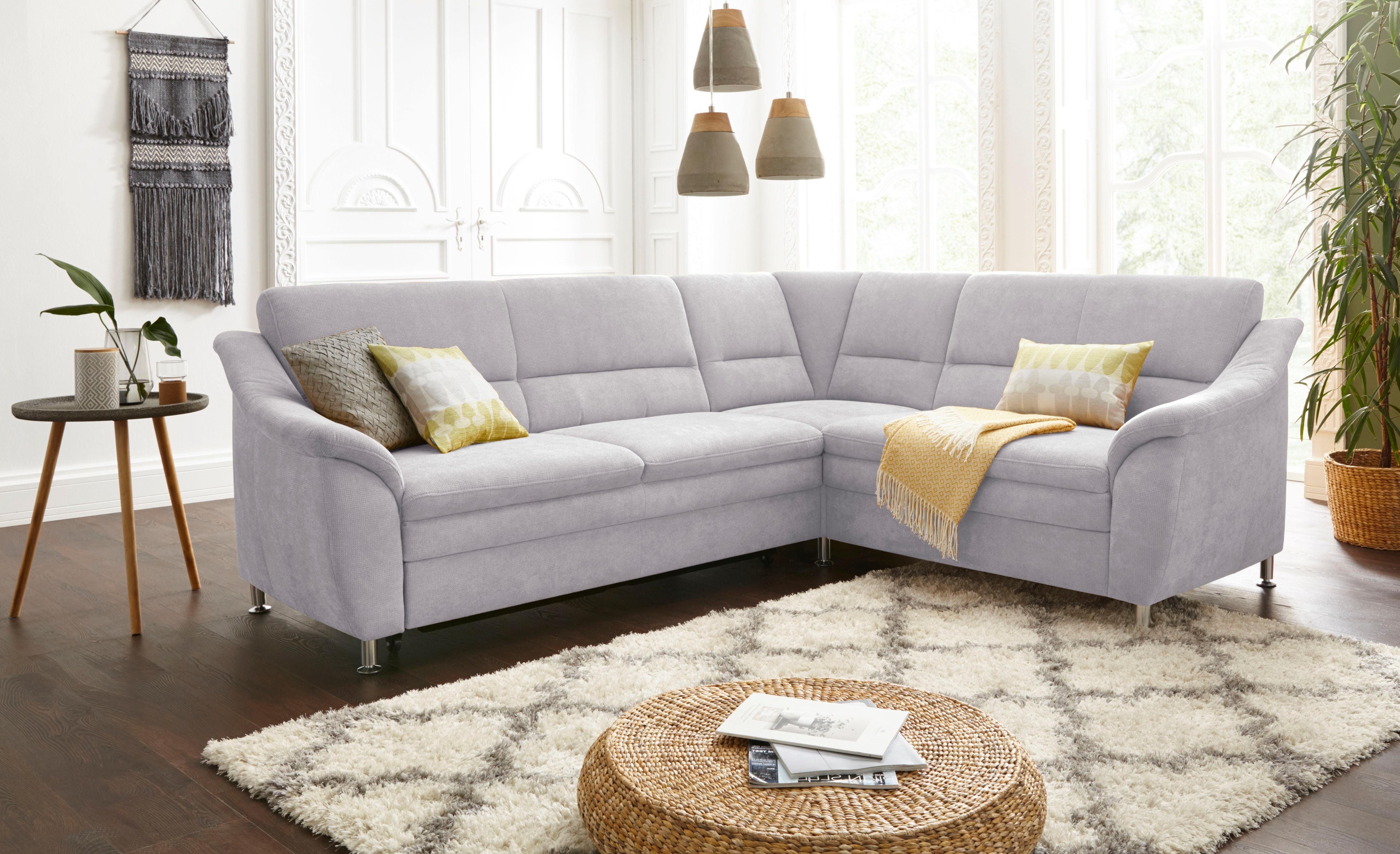 sit&more Ecksofa Cardoso L-Form, mit Federkern, wahlweise mit Schlaffunktion und Schubkasten