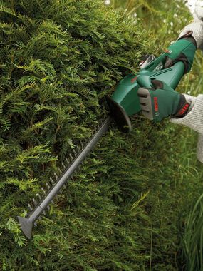 Bosch Home & Garden Akku-Heckenschere EasyHedgeCut 18-45+EasyGrassCut 18, im Set mit Akku-Rasentrimmer, Akku 18V/2,5 Ah und Ladegerät