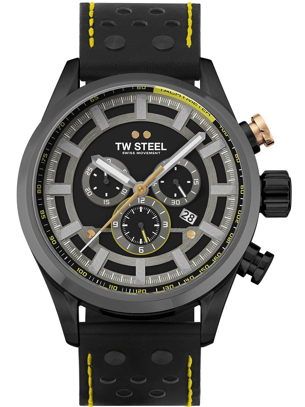 TW Steel Quarzuhr TW-Steel SVS207 Fast Lane Chronograph Limited Edition Herrenuhr 48mm 1 TW-Steel SVS207 Fast Lane Chronograph Limited Edition Herrenuhr 48mm 10ATM