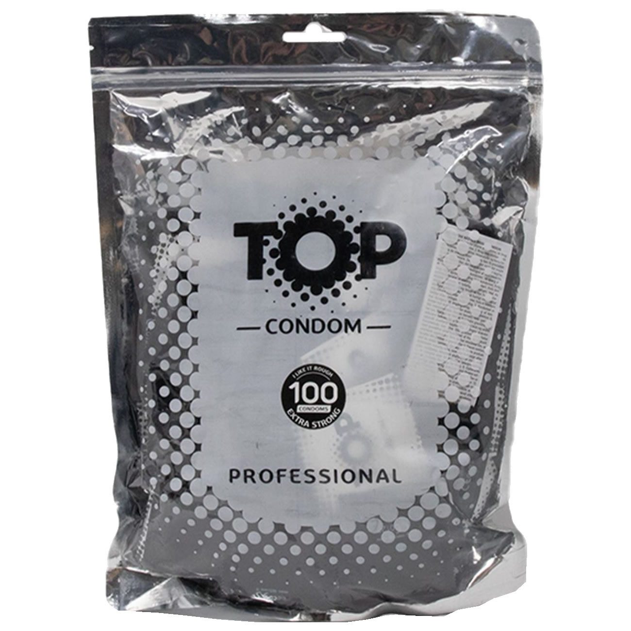 TOP Condoms Kondome I Like It Rough (Extra Strong) Beutel mit, 100 St., extra starke Kondome, Kondome mit extrem hoher Wandstärke