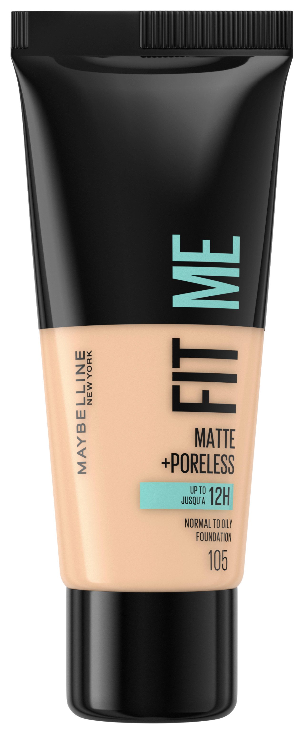 MAYBELLINE NEW YORK Foundation FIT ME! MATTE + PORELESS MAKE-UP, für einen natürlich mattierten Teint, leichte bis mittlere Deckkraft