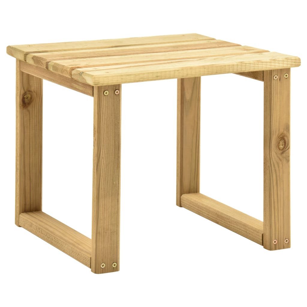 DOTMALL Gartentisch Tisch für Sonnenliege 30x30x26 cm Imprägniertes Kiefernholz