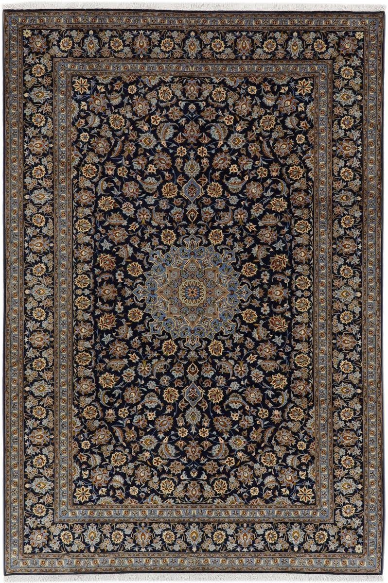 Orientteppich Keshan 216x321 Handgeknüpfter Orientteppich / Perserteppich, Nain Trading, rechteckig, Höhe: 12 mm
