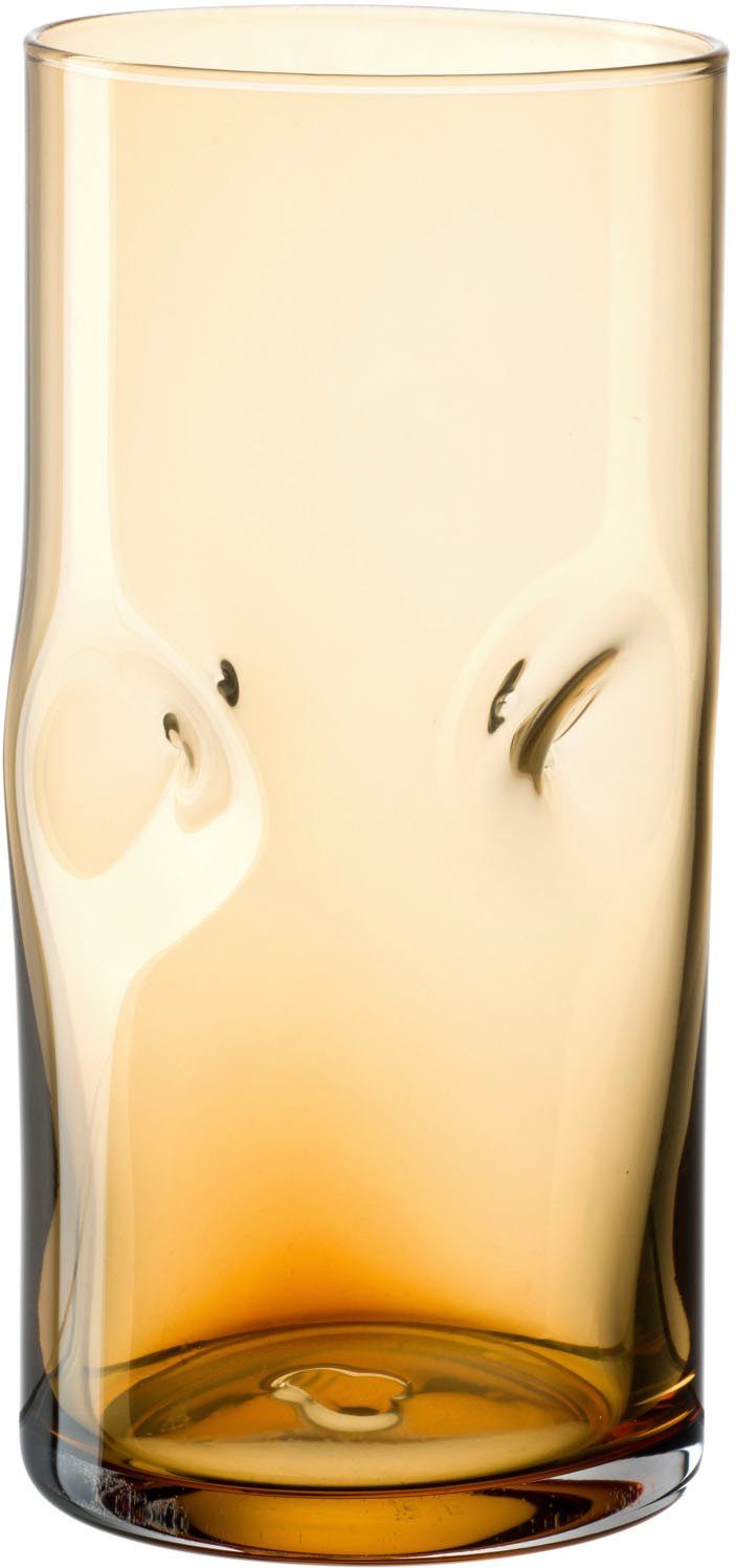 LEONARDO Longdrinkglas VESUVIO, 4-tlg., Glas, 330 ml, 4-teilig