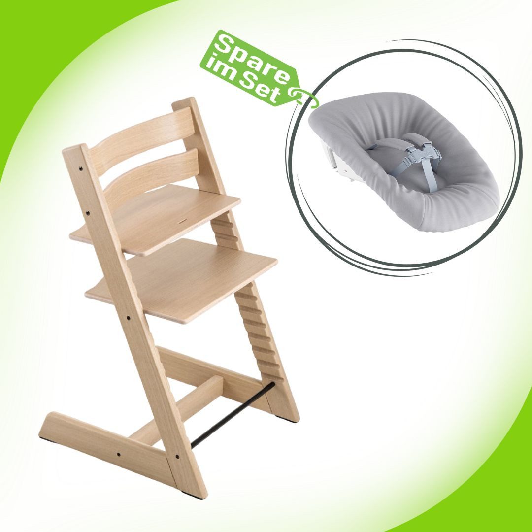 Stokke Hochstuhl Stokke Tripp Trapp Treppen Hochstuhl inkl. Newborn Set