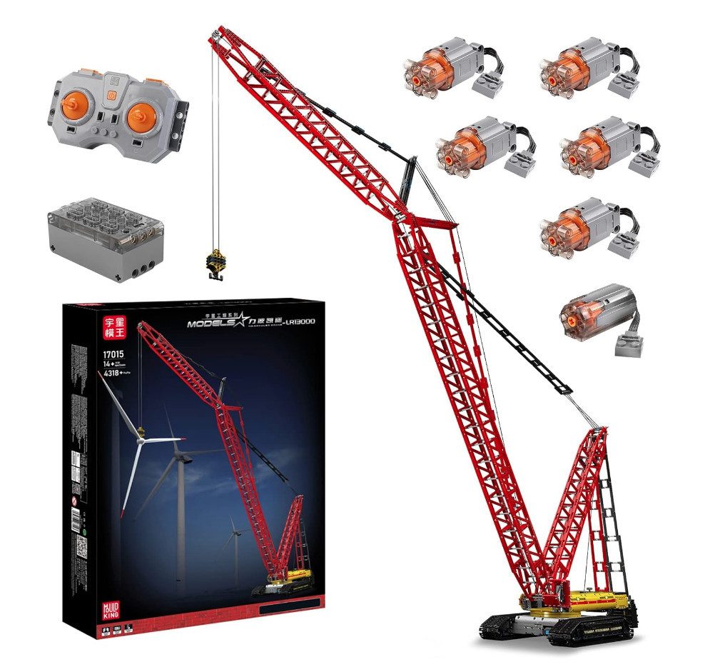 Mould King 17015 Crawler Crane LR13000 Konstruktions-Spielset, (4567 St) – Bild 2 von 4