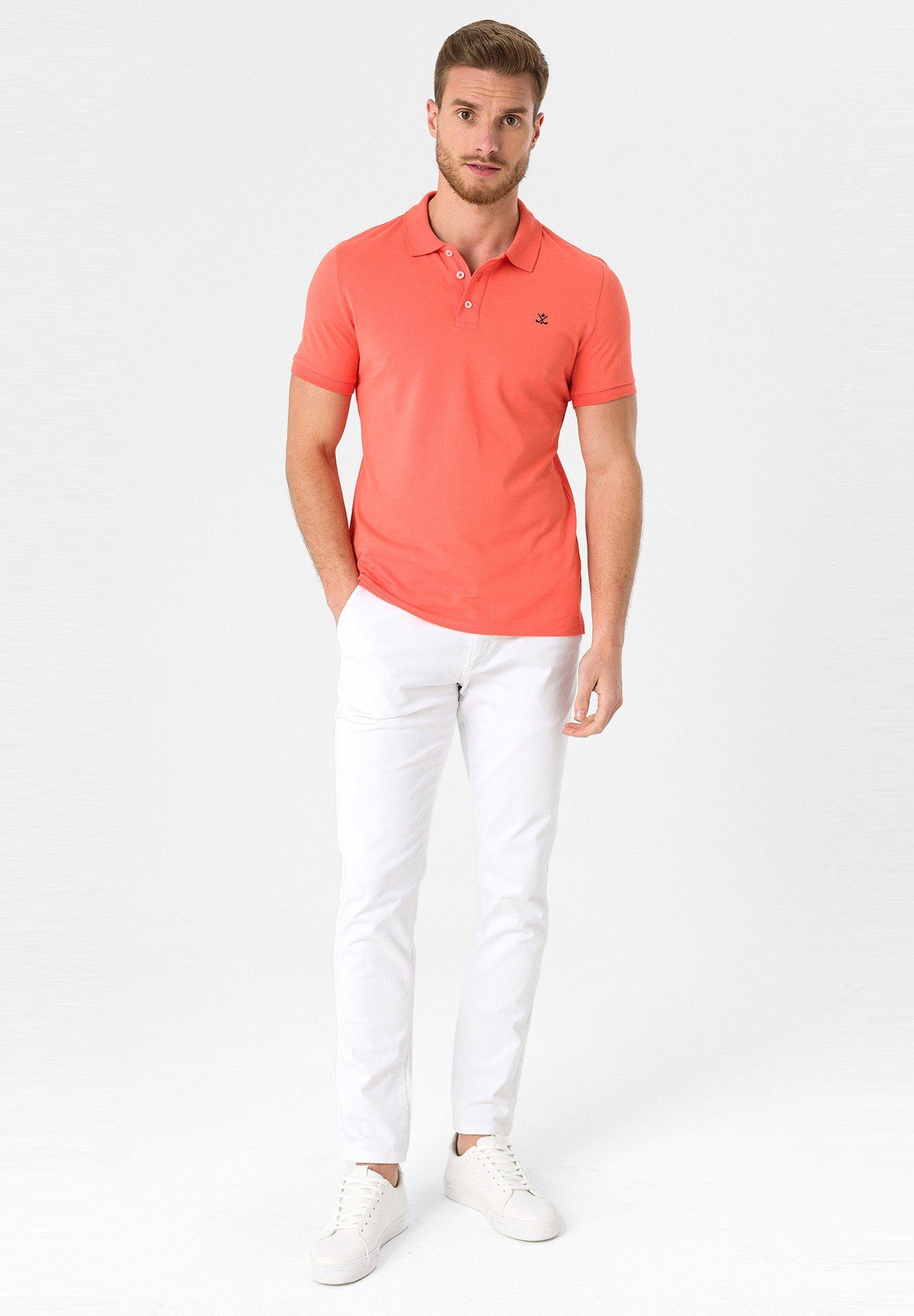 Sir Raymond Tailor Poloshirt Wheaton Orange