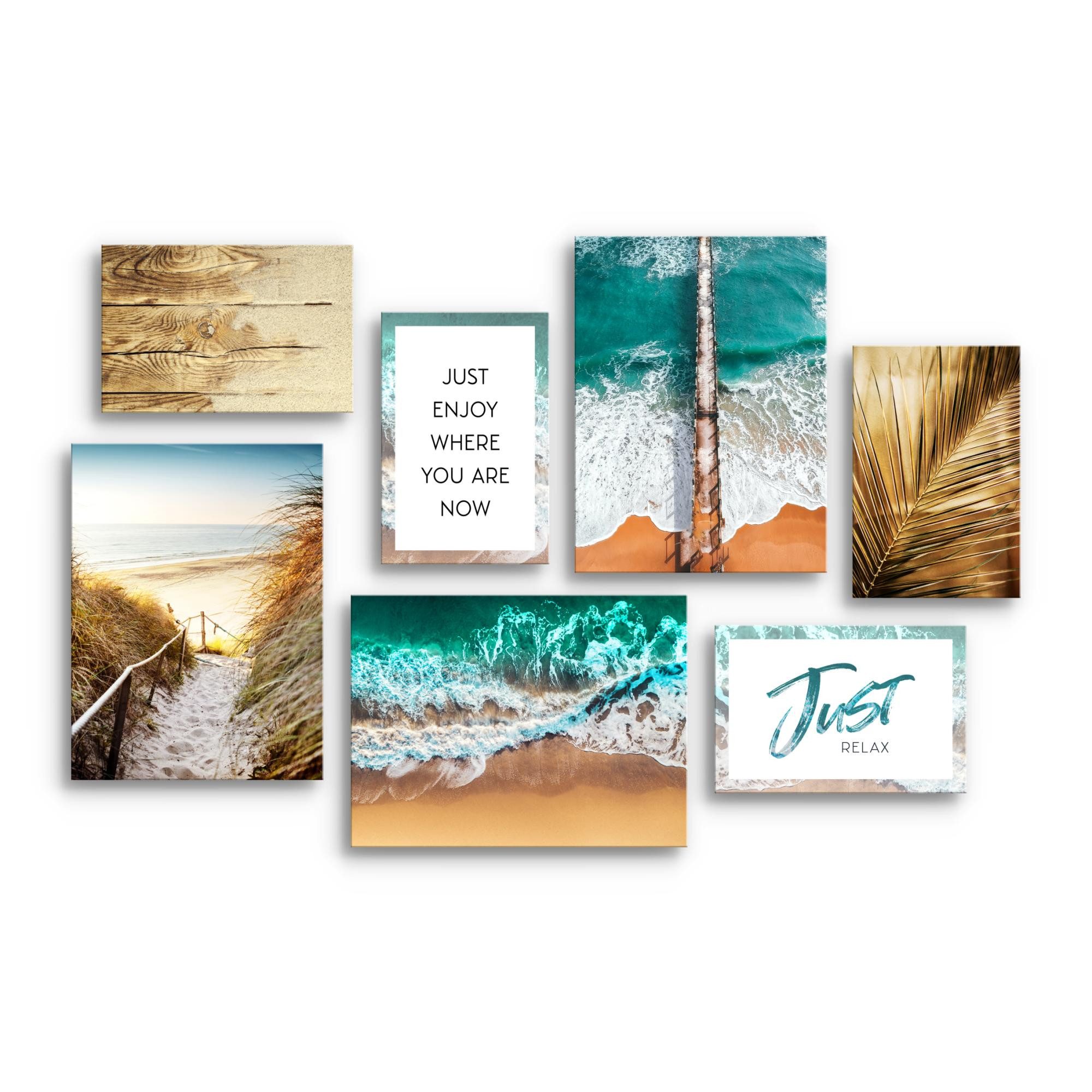 Novart Wandbild Wandbilder Meer AUFHÄNGFERTIG Strand günstig online kaufen