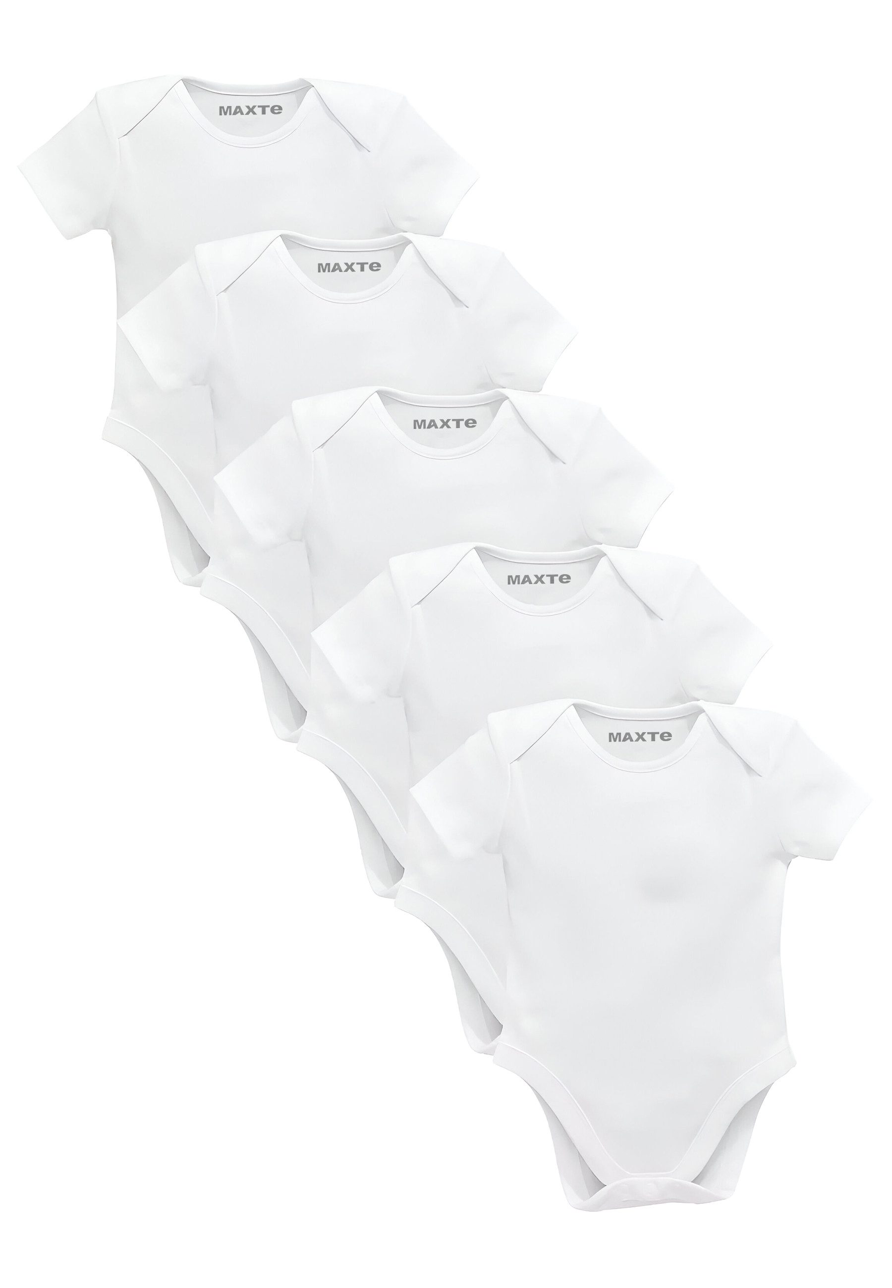 Diademita Body Baby Body Anzug Kurzarm Unisex 5er-Pack (Set, 5-tlg., 5er Pack)