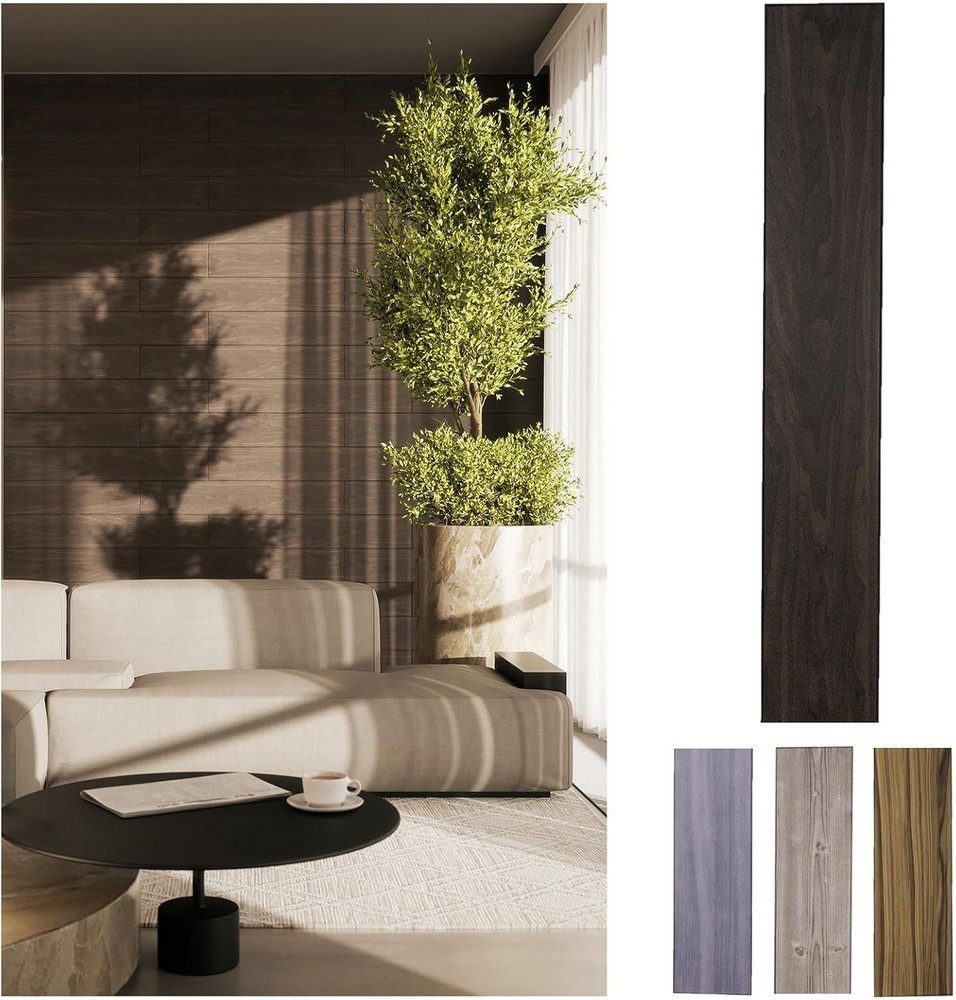 MDEKOR 3D Wandpaneel MDEKOR XPS Dekorative für Innenräume, (180-tlg) 30 m², Holzoptik 16,7x100 cm 04C, Панели 4 mm dick
