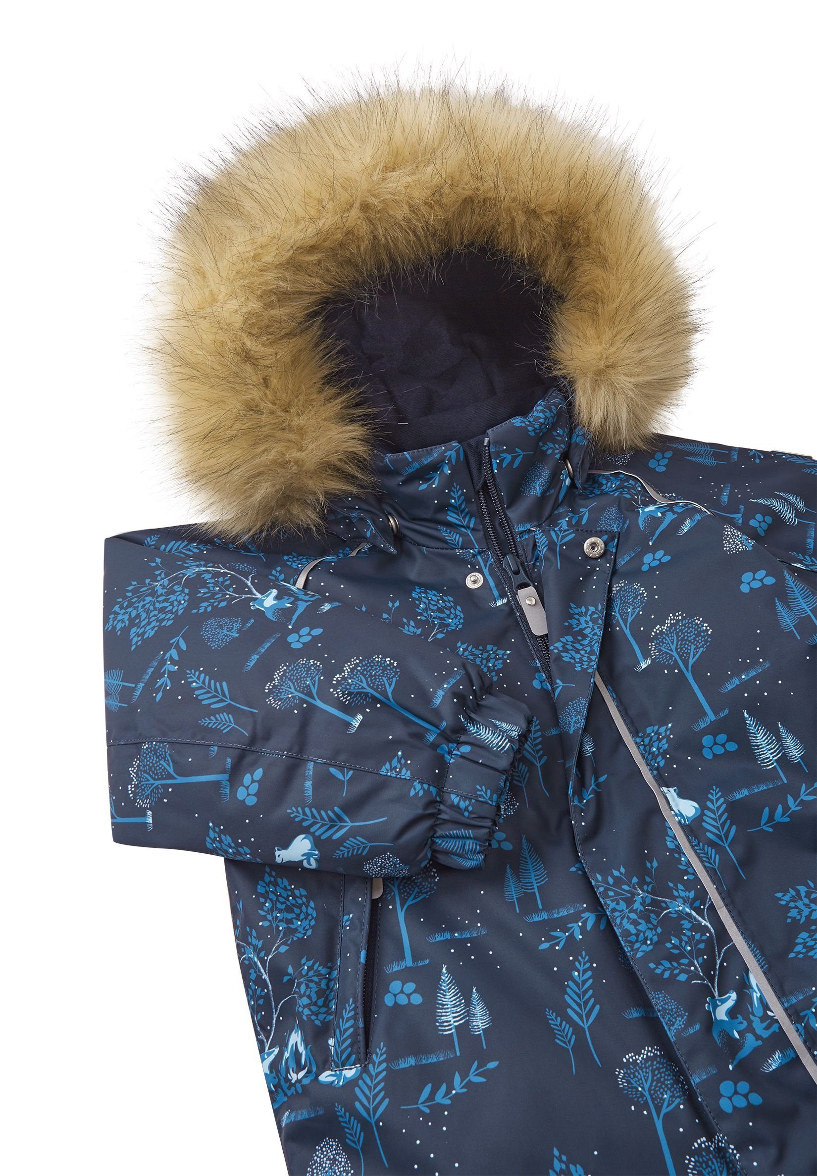 Bundweitenregulierung Lappi Blue Navy reima innen Schneeoverall