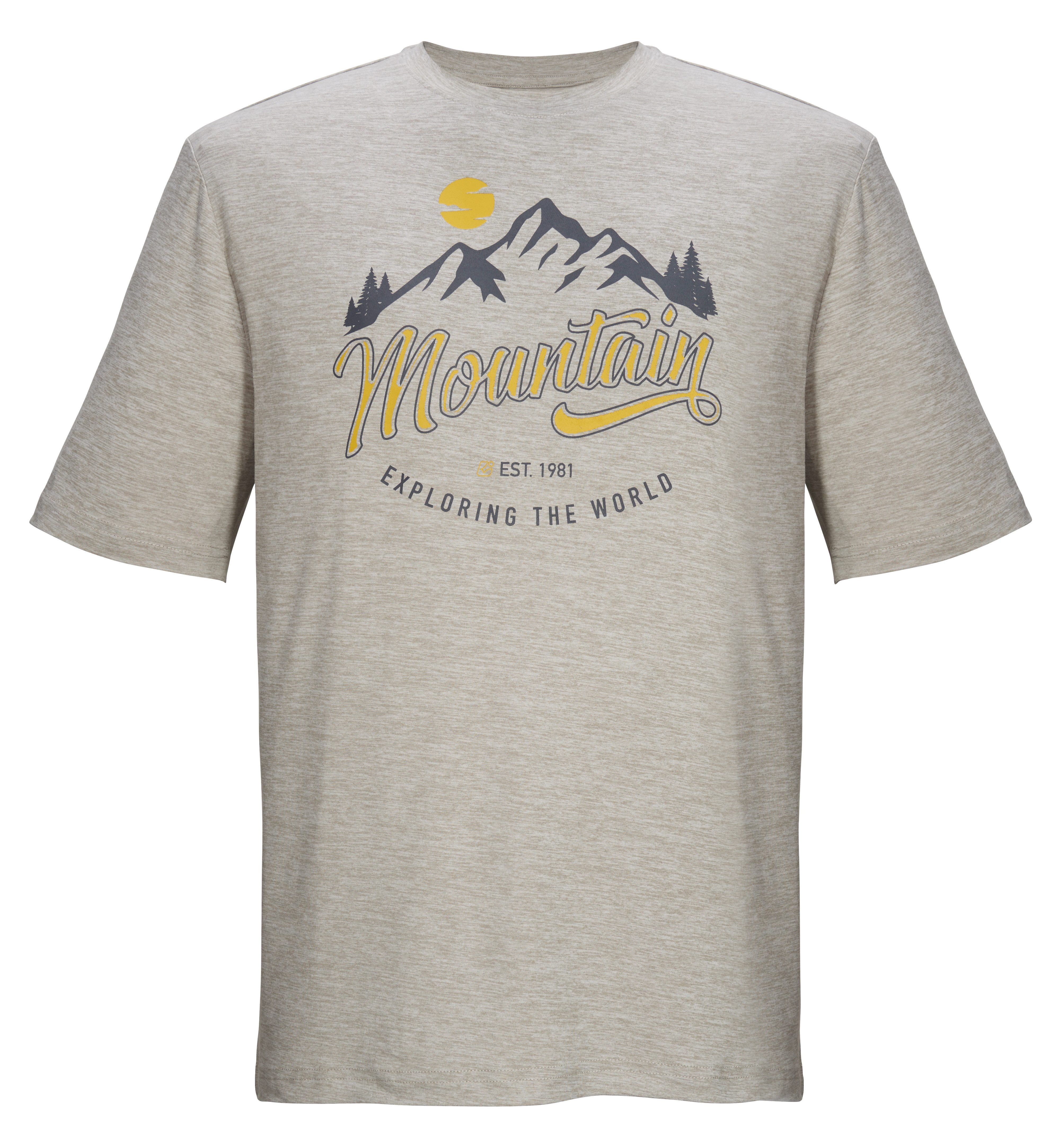 Killtec Funktionsshirt KOS 24 MN TSHRT feuchtigkeitstransportierend, schnell trocknend, mit Adventure-Print