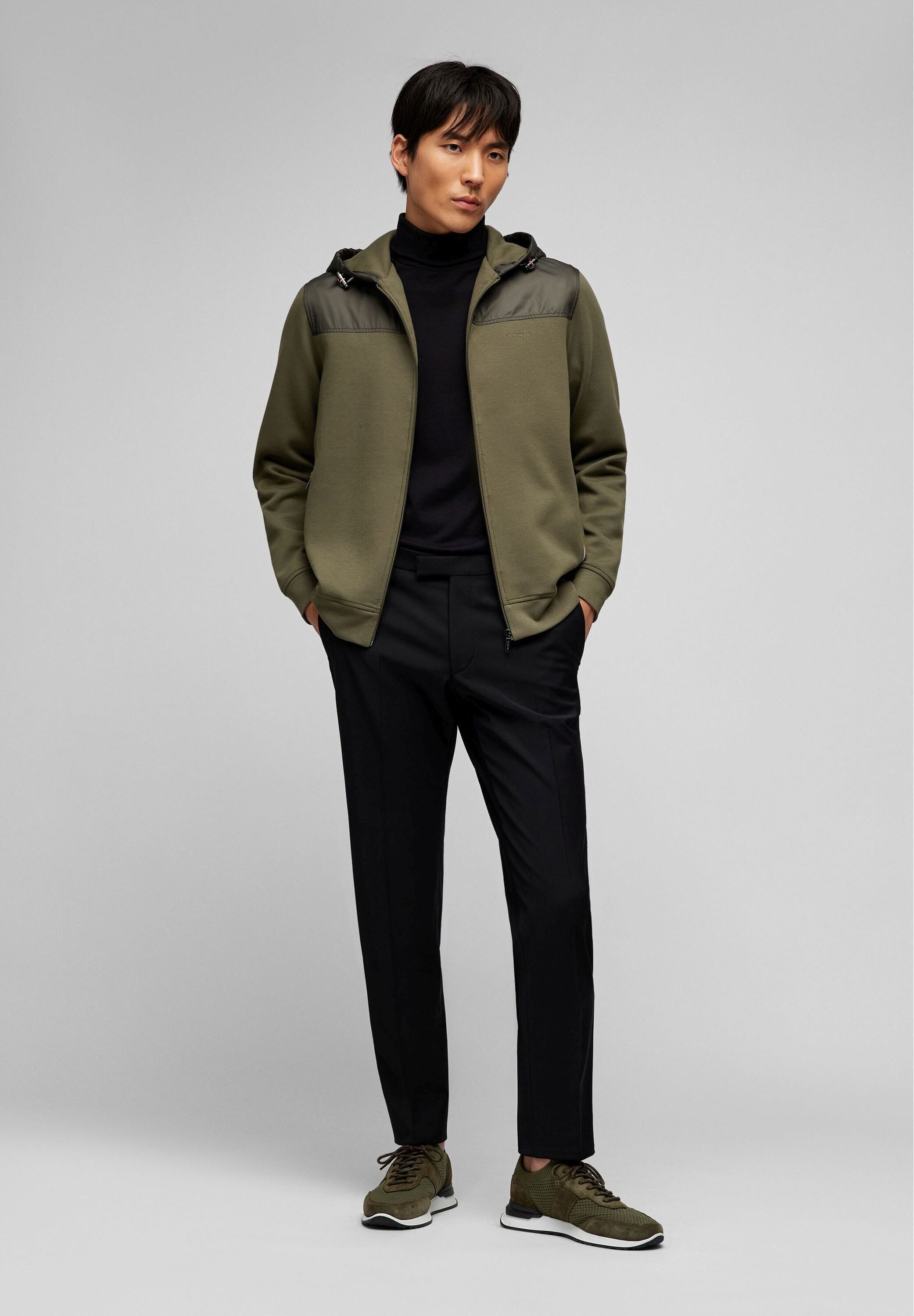 HECHTER PARIS Sneaker Sneaker (2-tlg) im unifarbenen Design