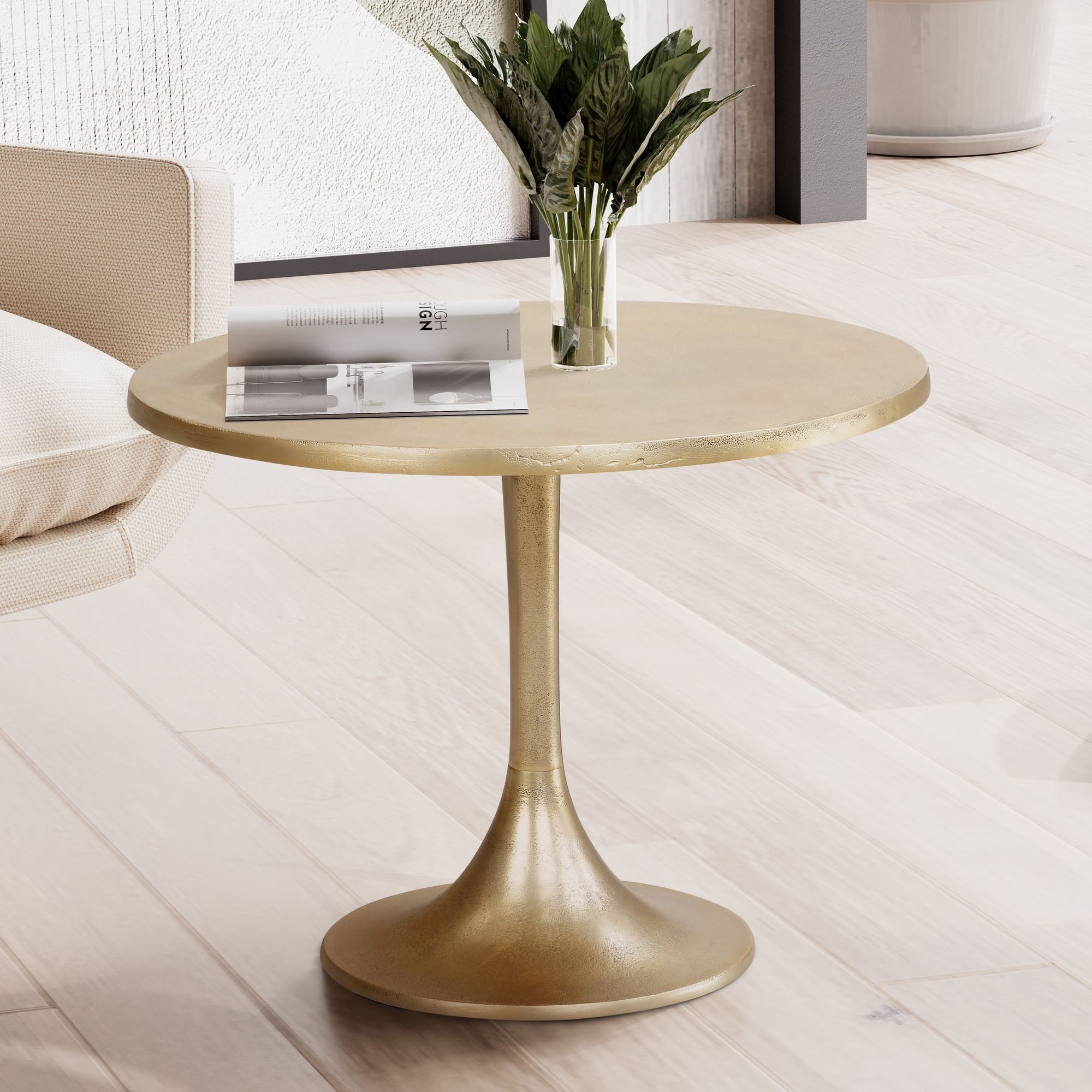 KADIMA DESIGN Couchtisch Couchtisch Metall Gold günstig online kaufen