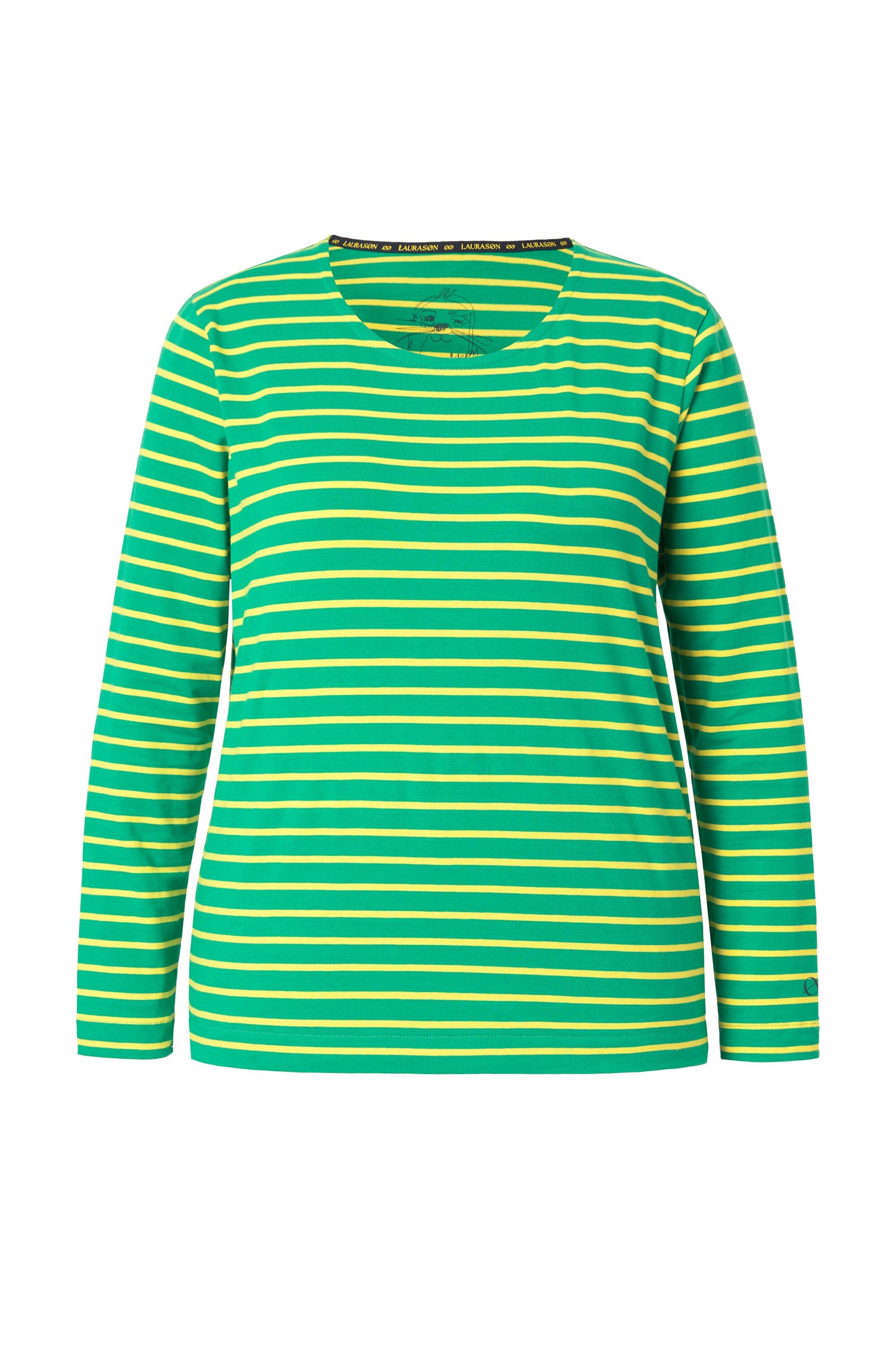 Laurasøn Longsleeve Ringelshirt Langarm Rundhalsausschnitt günstig online kaufen
