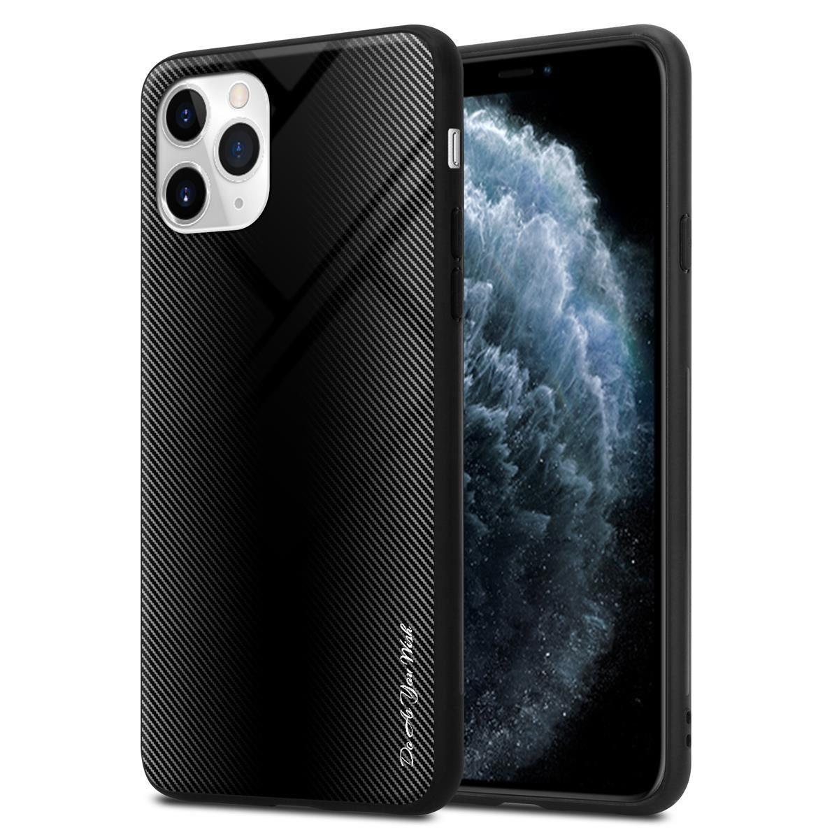 Cadorabo Handyhülle für iPhone 11 PRO MAX Hülle Apple iPhone 11 PRO MAX, Robustes Hard Case - Handy Schutzhülle - Hülle - Back Cover Bumper