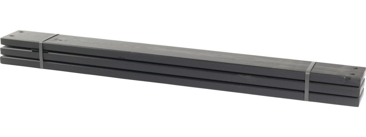 PLUS Hochbeet Plus Planken PIPE 60 cm - 6 Stck. schwarz