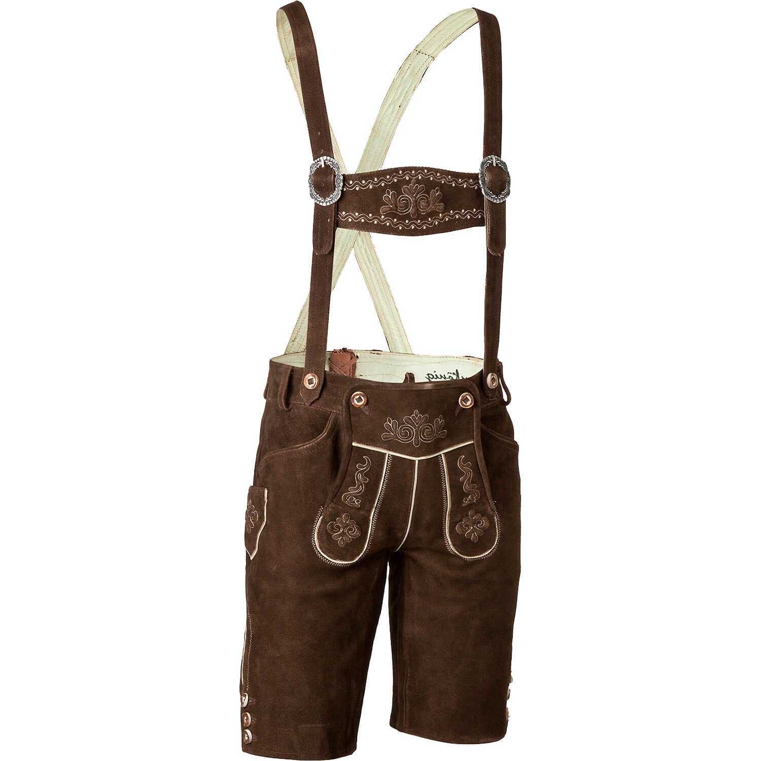 Wiesnkönig Trachtenlederhose Lederhose Tegernsee K13 kurz günstig online kaufen