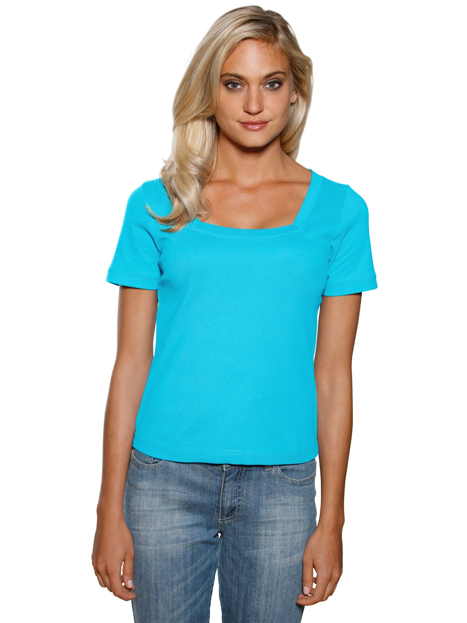 heine T-Shirt Carré-Shirt Kurzarm – Bild 3 von 5