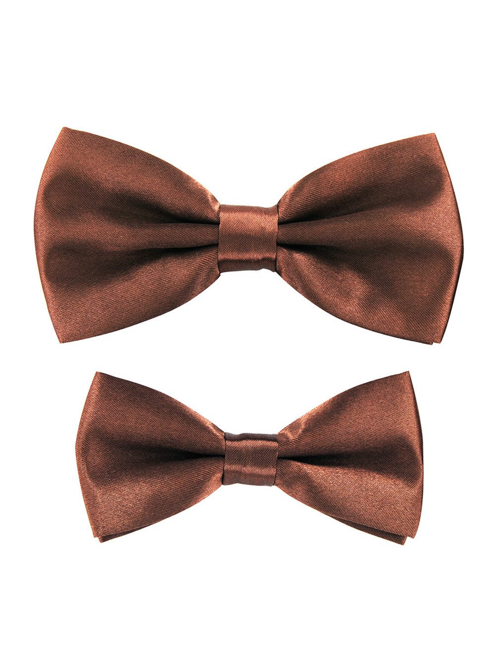 axy Fliege Fliegen Set für Vater und Sohn (2er Set, 2-St., 1x Herrenfliege und 1x Kinderfliege) Partnerlook für Herren und Kinder 1-12 Jahre alt, Familien Outfit