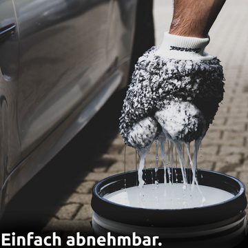 Cleaneed Autowaschbürste Premium Eimerdeckel für Auto Wascheimer, (Wasserdicht & Extra Stabil, 1-tlg., Passend für alle gängigen Detailing Buckets), Eimer Deckel, perfekt als Hocker und Aufbewahrung