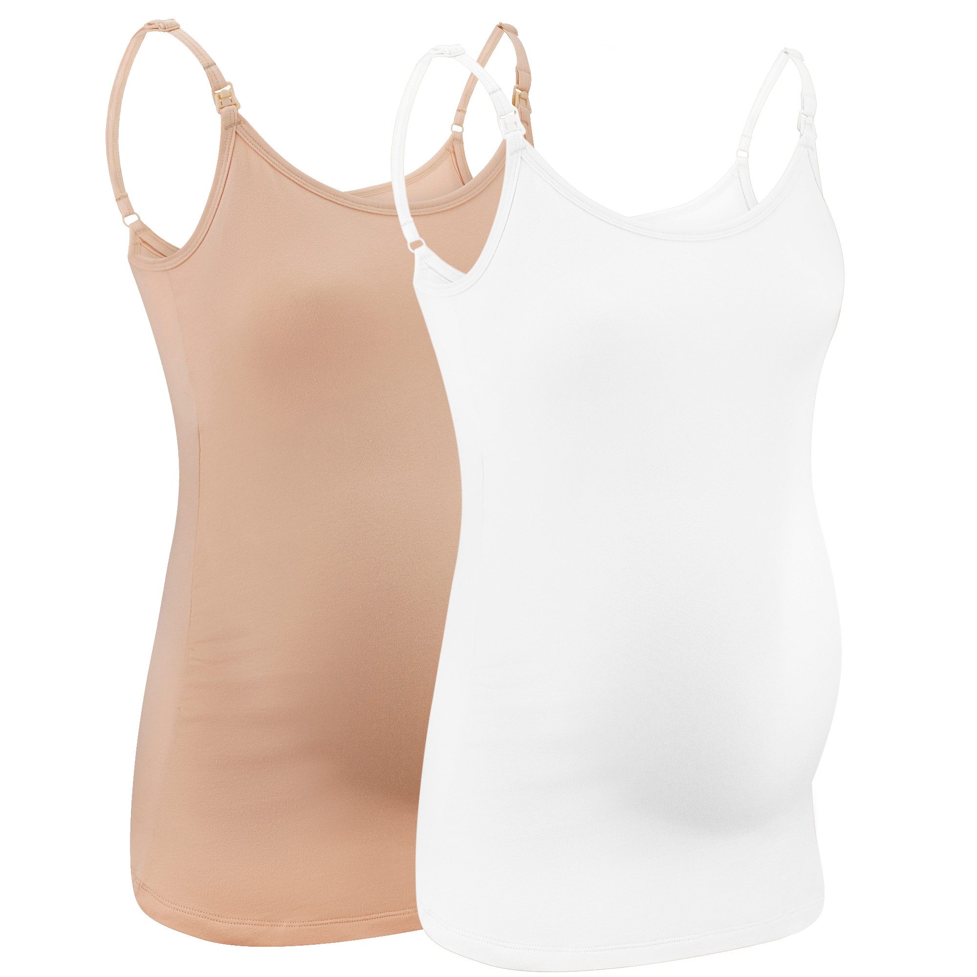 Stilltop Stillmode Tanktop 2er Set Umstandsmode