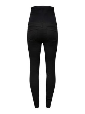 ONLY MATERNITY Umstandsjeans OLMRAIN REG SK JEGGING BLACK DNM NOOS