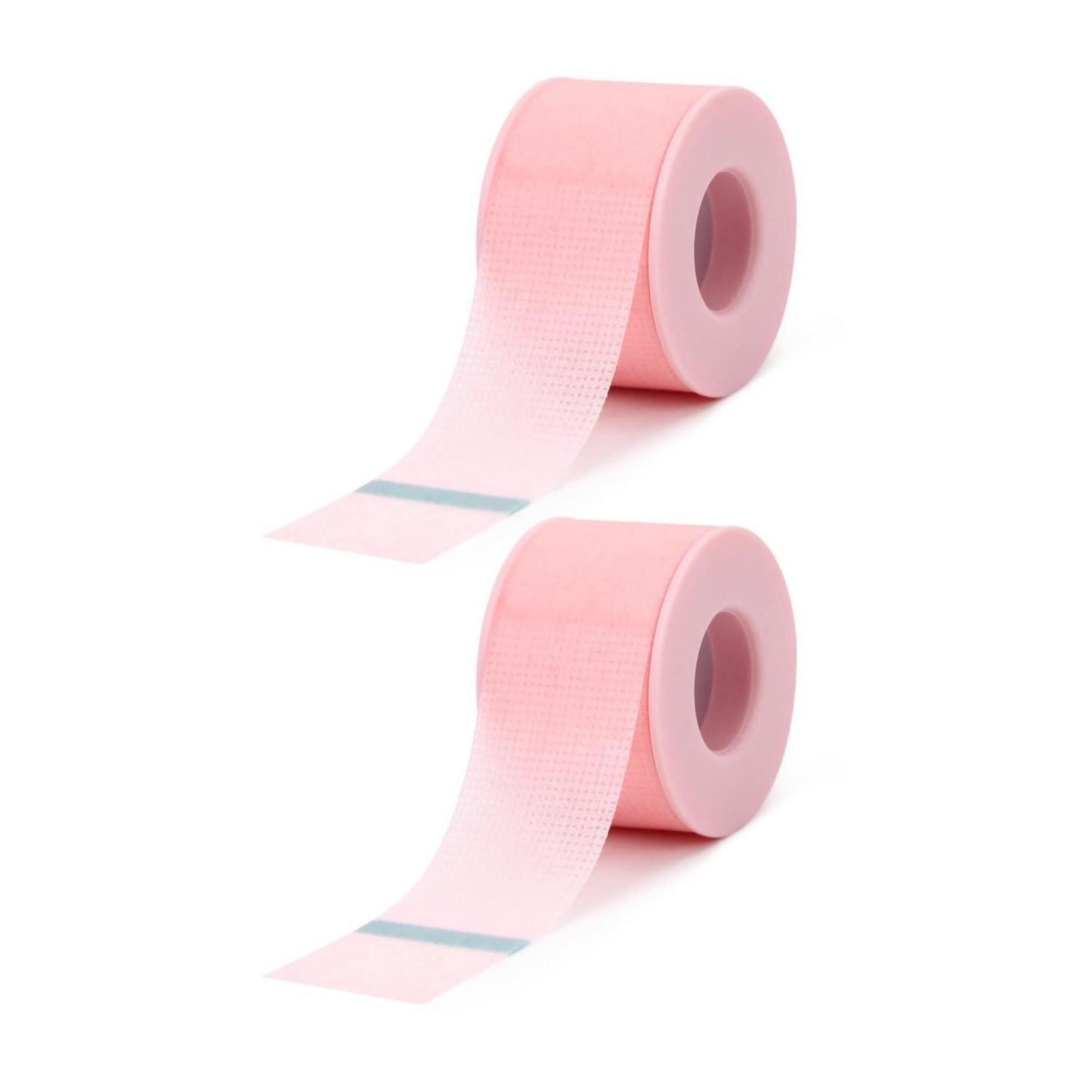 LuxusKollektion Augenlid-Tape Wimpern Tape Silikon Micropore Rosa 2er-Pack