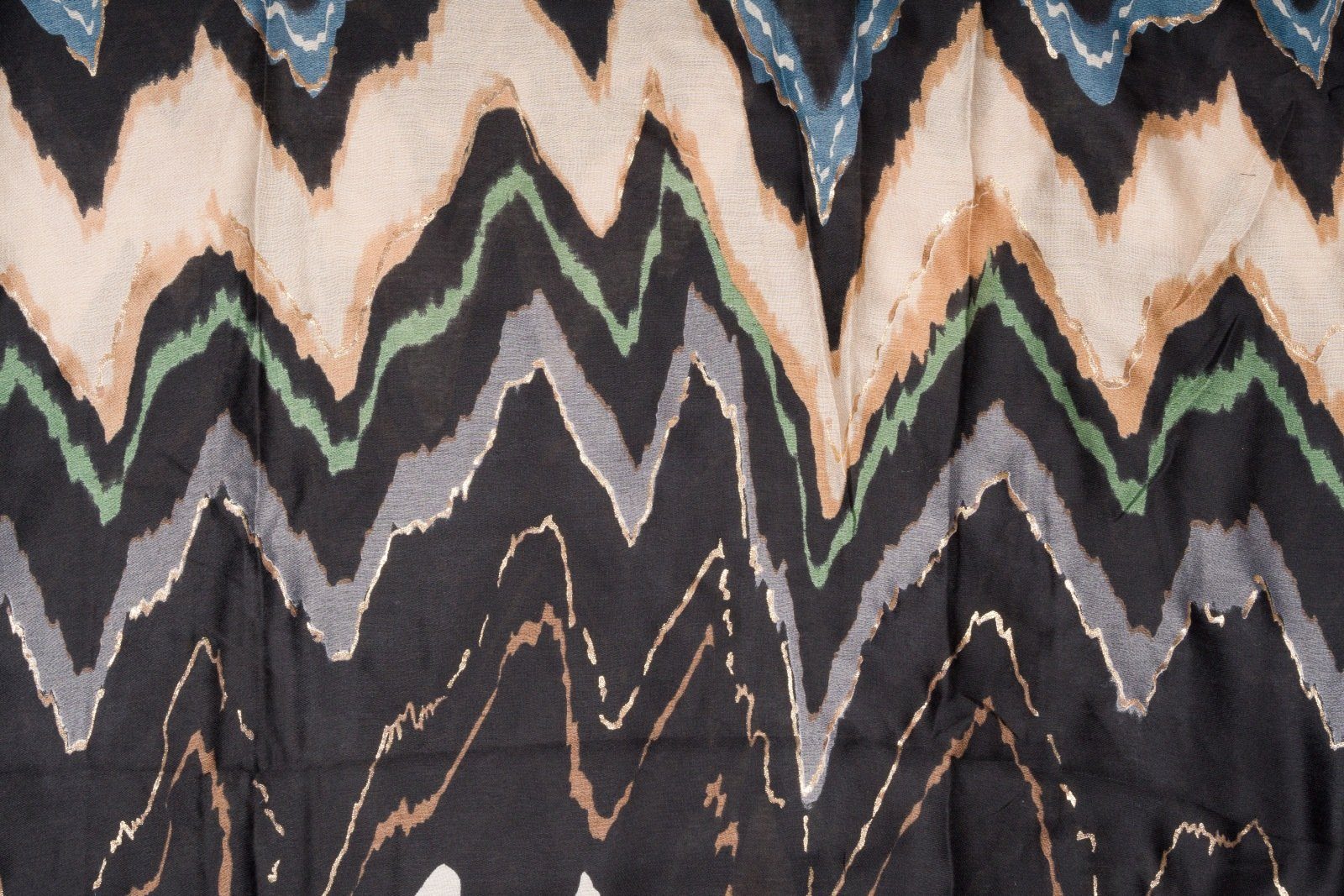 styleBREAKER Modeschal Leichter Schal mit Zick-Zack Muster, (1-St) günstig online kaufen