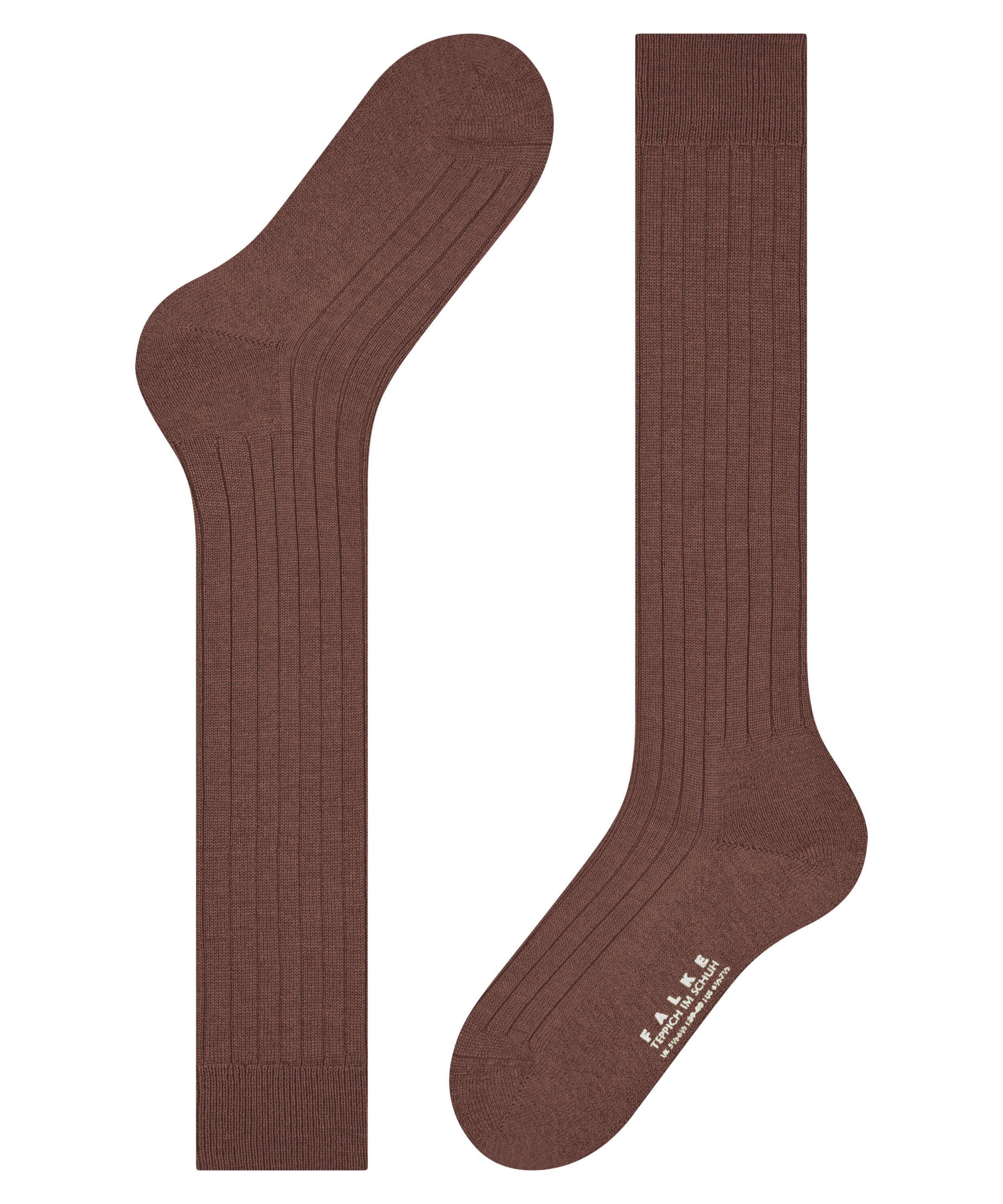 Teppich (5167) mit Sohlenpolsterung Schuh im brandy FALKE (1-Paar) Kniestrümpfe