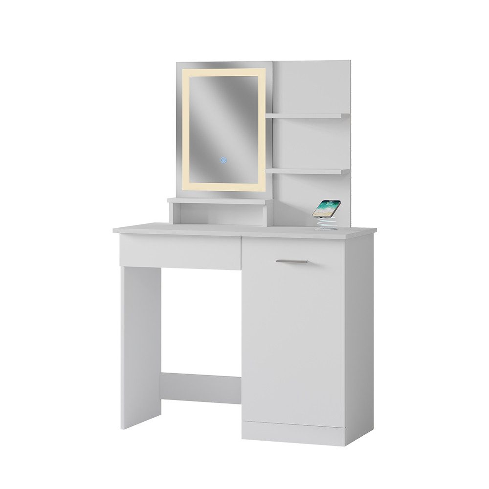 Vicco Schminktisch Julia, Weiß, 90 cm günstig online kaufen