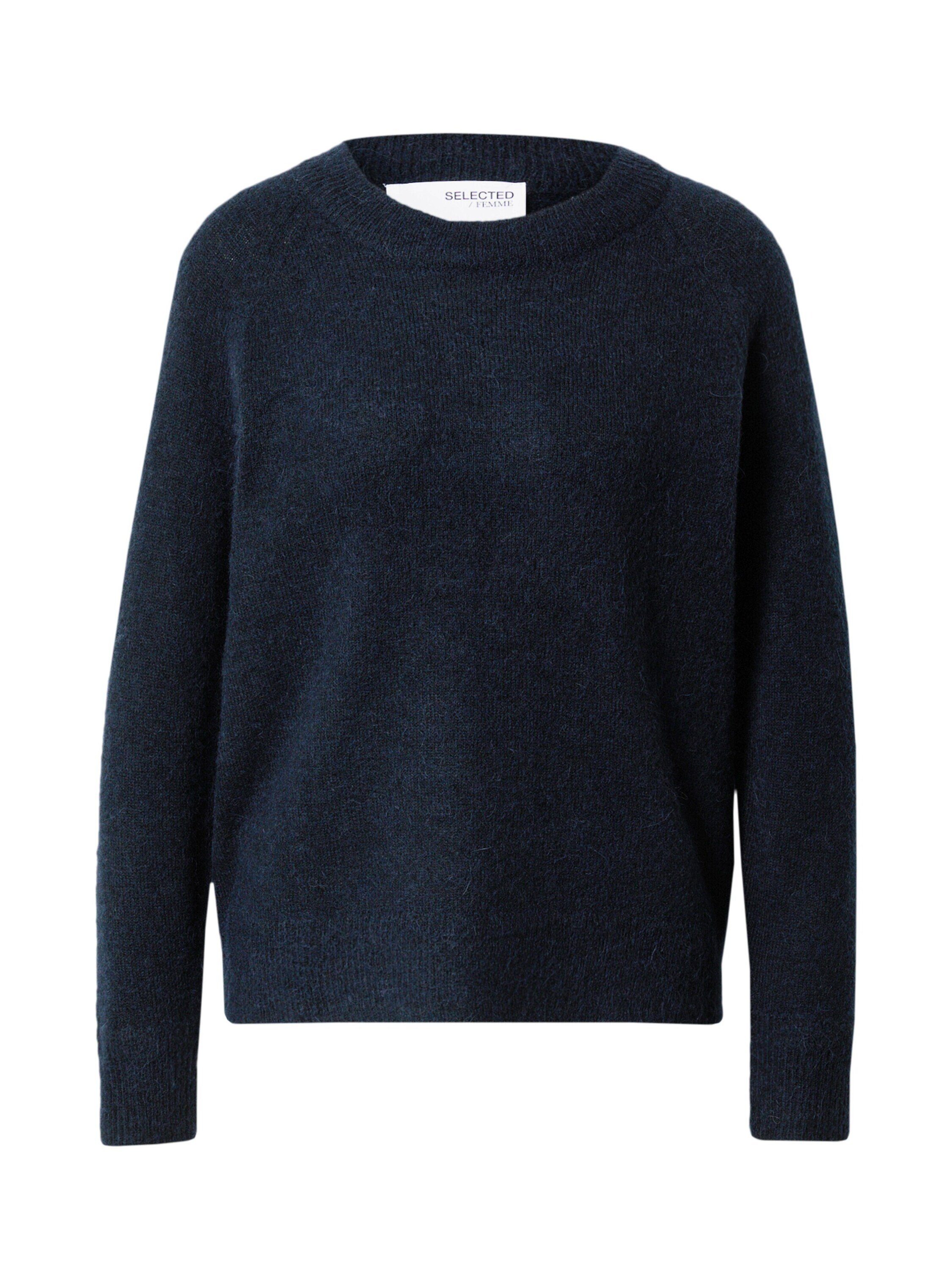 Selected Strickpullover SLFLULU (1-tlg) Plain/ohne Details günstig online kaufen