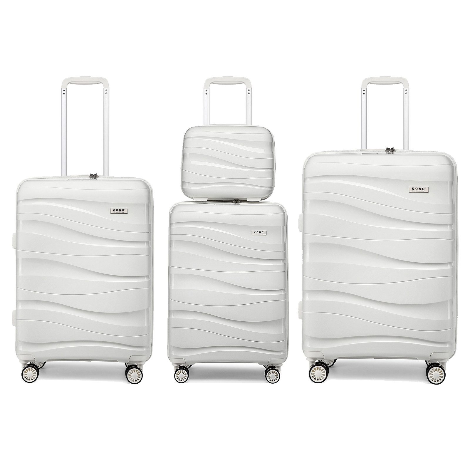 KONO Handgepäck-Trolley Leicht Hartschalenkoffer Reisekoffer mit günstig online kaufen