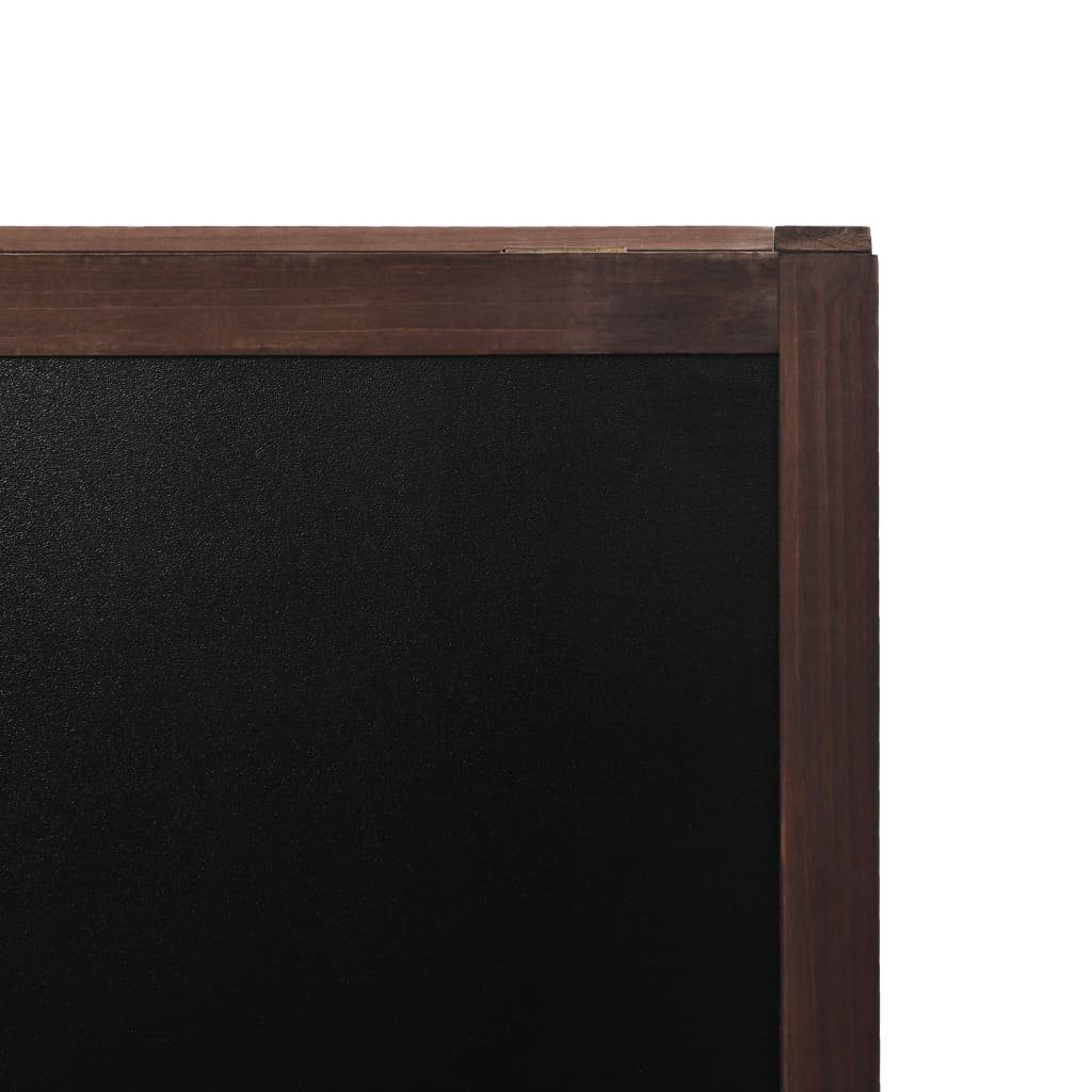 Doppelseitig Zedernholz Wandtafel Tafel Kundenstopper Freistehend 40×60cm vidaXL