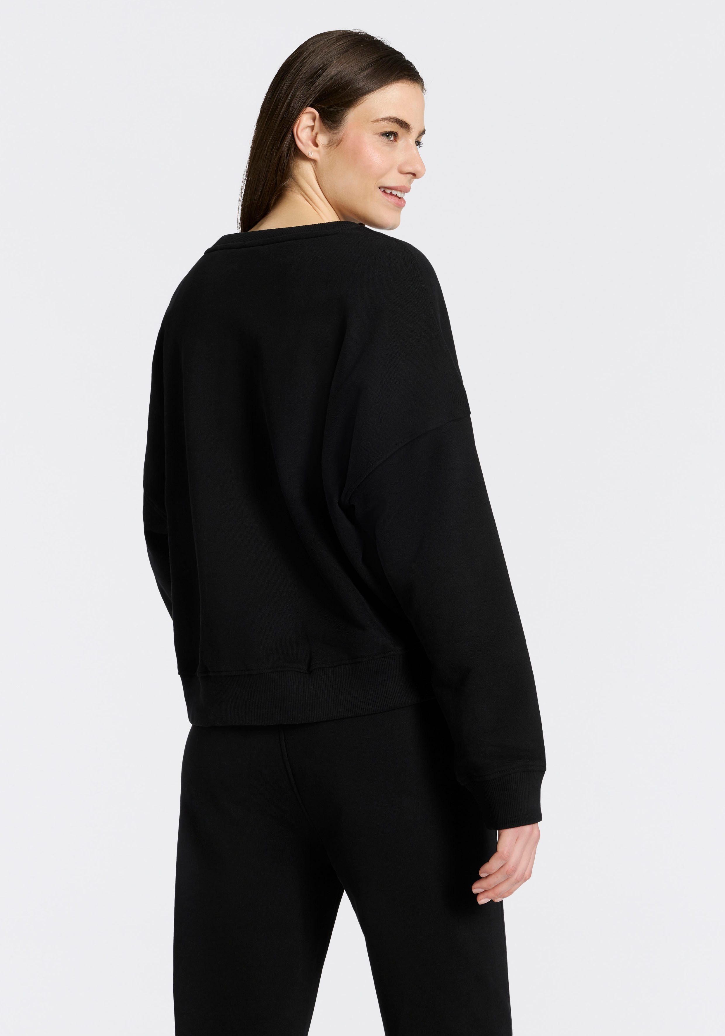 BOSS ORANGE Sweater Ever Premium Damenmode mit Logostickerei, aus Baumwolle