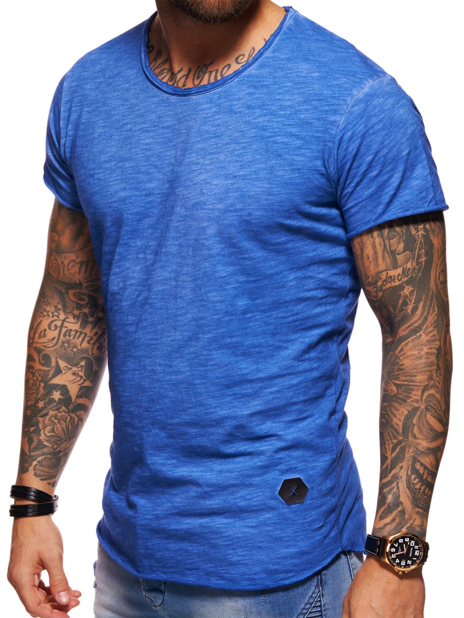 behype T-Shirt MSOHIO mit Rundhals-Ausschnitt Herren günstig online kaufen