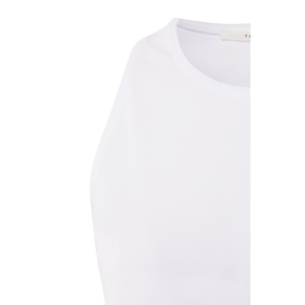 YAYA Neckholdertop Weißes Neckholder-Top aus weichem Stoff