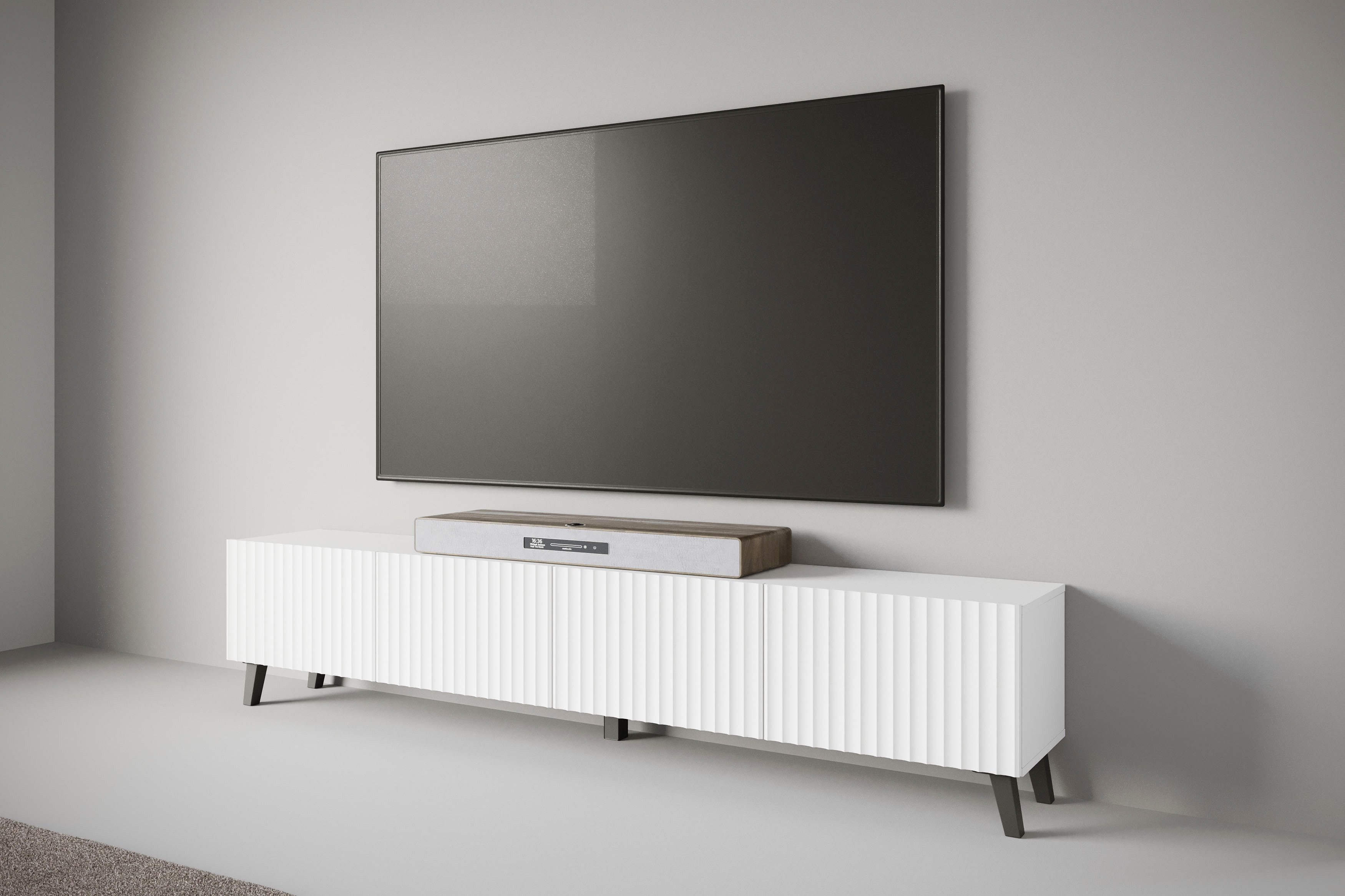 INOSIGN Lowboard PHUKET, TV-Board mit Strukturfront, Breite ca. 190 cm günstig online kaufen