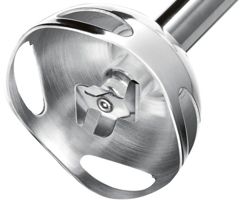 BOSCH Stabmixer ErgoMixx MSM66120, Edelstahl-Mixfuß, Zerkleinerer, 12 Stufen, weiß, 600 W, 4 Klingen, Mixbecher, Made in Europe