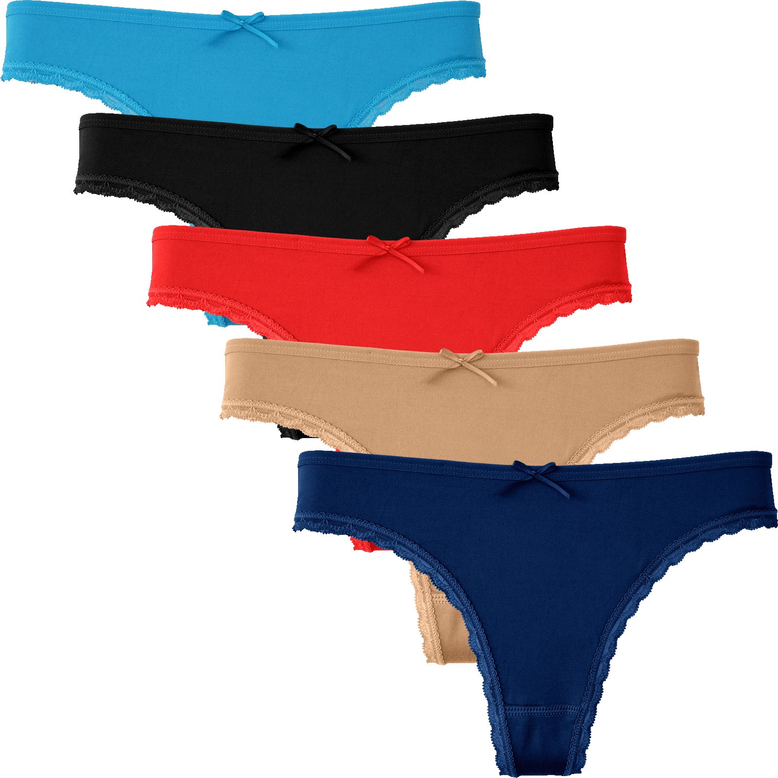 Boxershorts 5er Set Tanga String Tangaslip Damen Unterwäsche 809 Größe: M