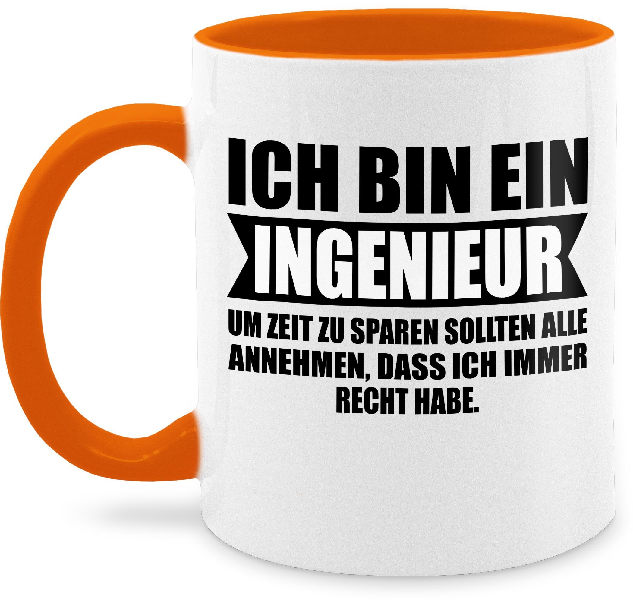 Shirtracer Tasse Ich bin Ingenieur, Keramik, Statement