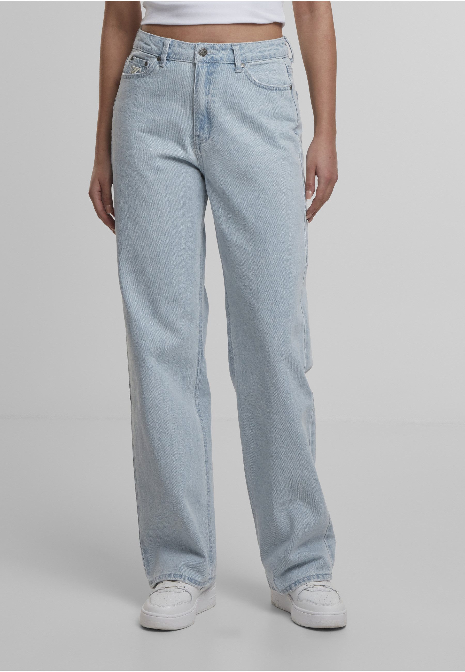 Karl Kani Bequeme Jeans Karl Kani Signature K Straight Leg Denim bleached