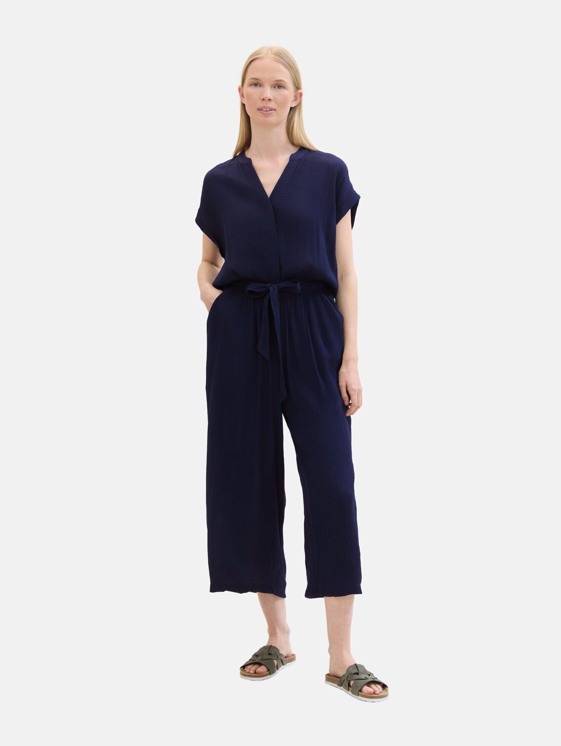 TOM TAILOR Jumpsuit (1-tlg) Drapiert/gerafft