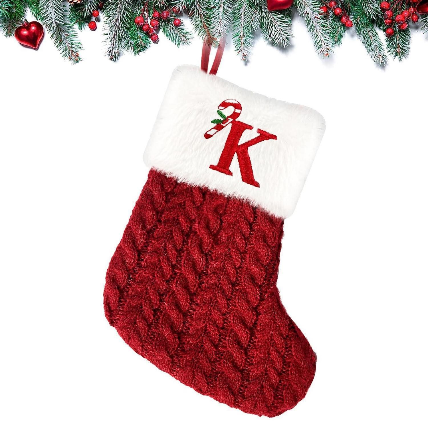 LuxusKollektion Nikolausstiefel Weihnachtsstrumpf personalisiert 20cm Acryl (1 St)
