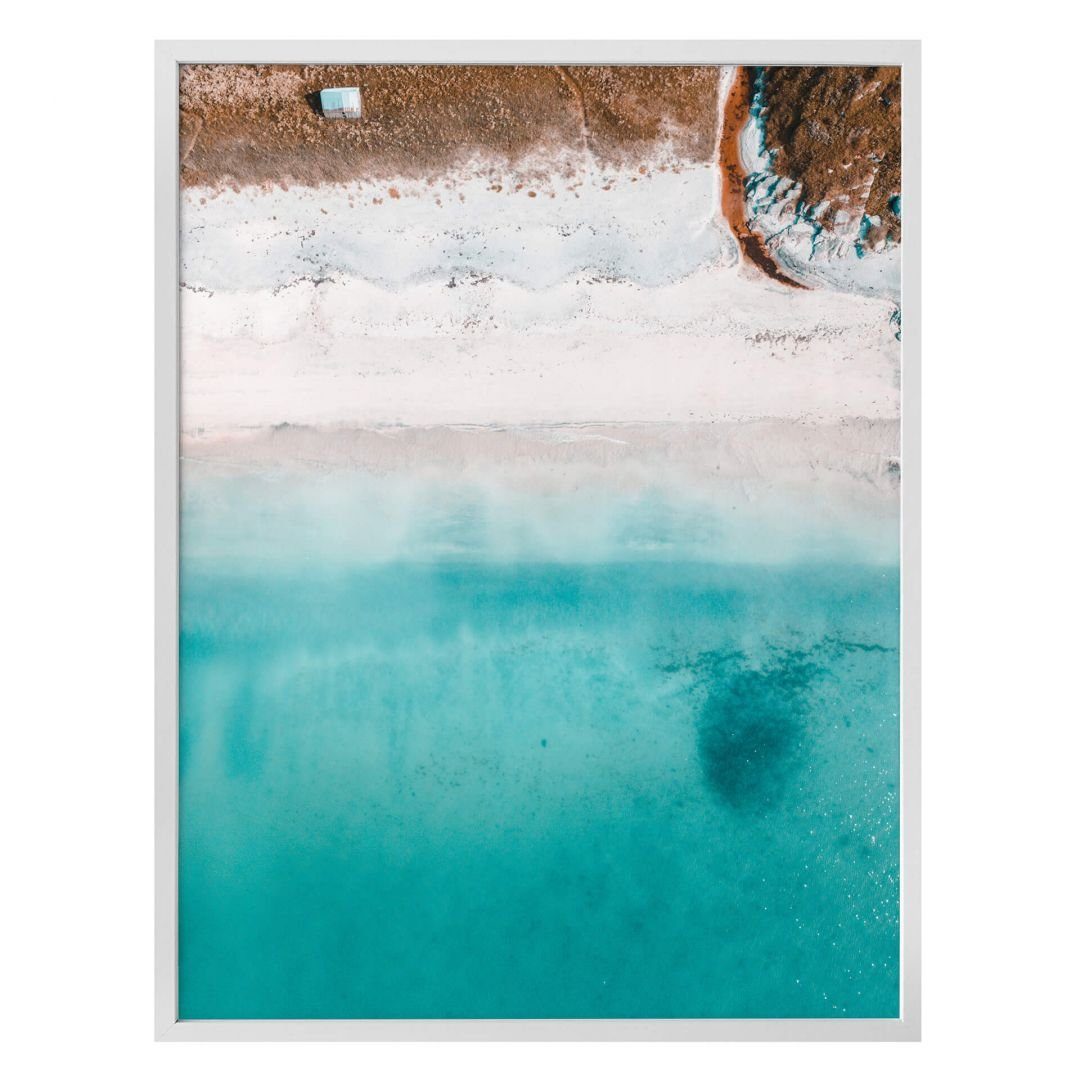 K&L Wall Art Poster Poster Collage + Bilderrahmen Strandurlaub Türkis Wellness 5er Set, Wohnzimmer Wandbild modern. € 149,99