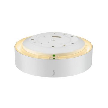 SLV LED Deckenleuchte LED Deckenleuchte Medo in Weiß 12W 1050lm IP50 280mm 110°, keine Angabe, Leuchtmittel enthalten: Ja, fest verbaut, LED, warmweiss, Deckenlampe, Deckenbeleuchtung, Deckenlicht
