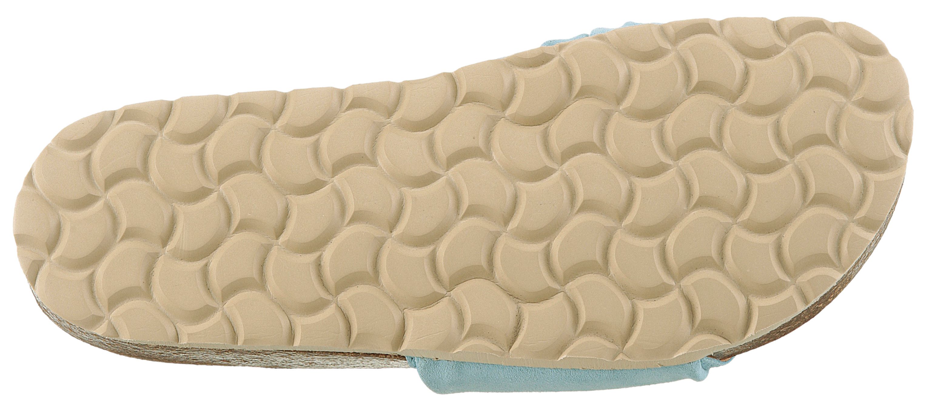 VERBENAS Roxy Roda Pantolette Sommerschuh, Flat, Pool Slides mit modischer Schlaufe